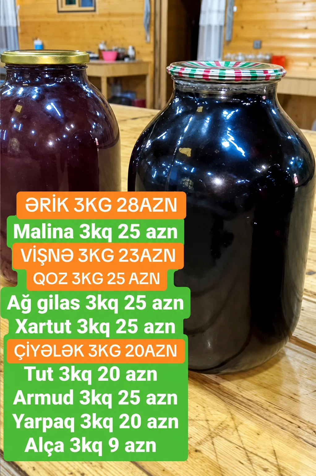 Mürəbbə — Emal Olunmuş K/t Məhsulları, Bakı