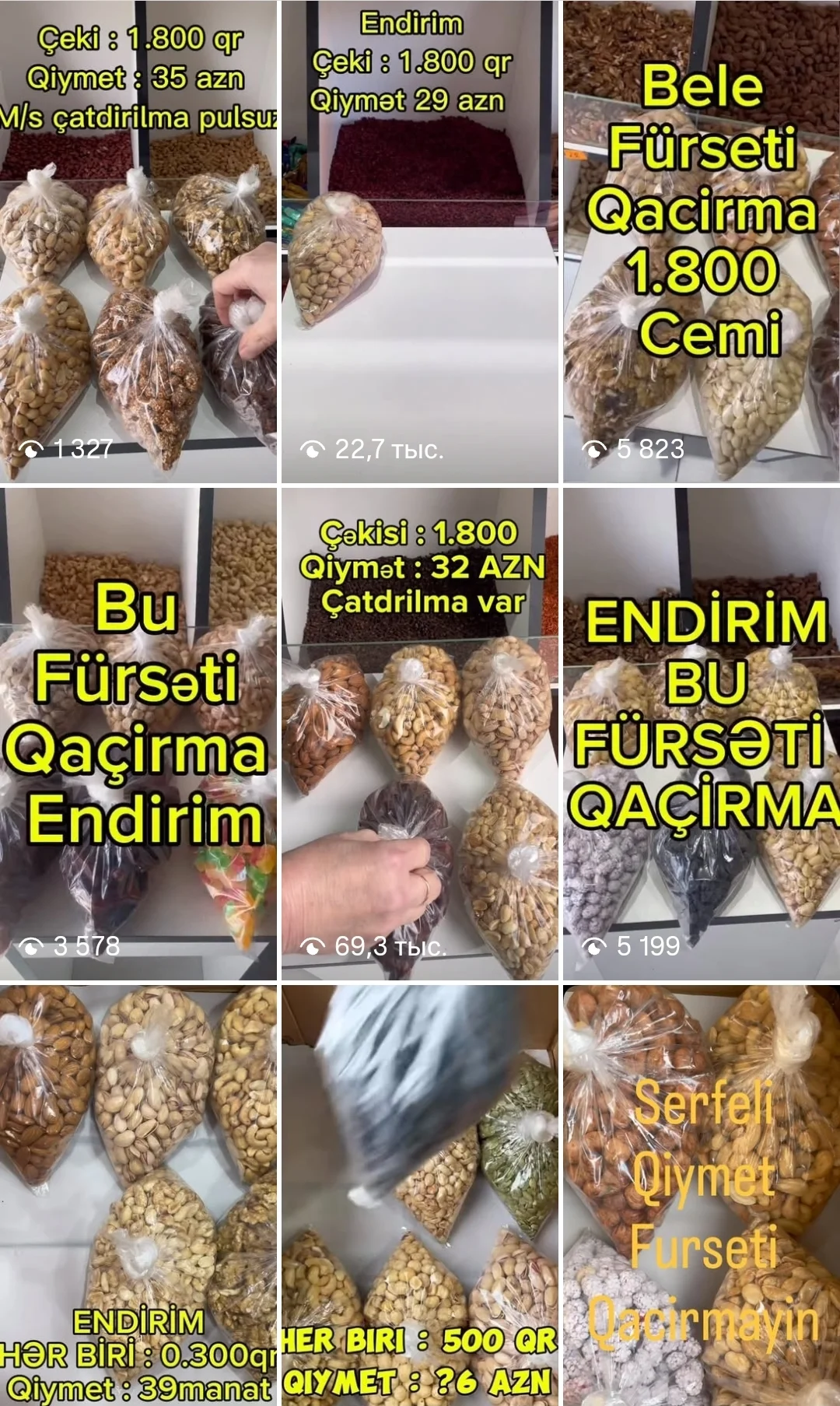 Çərəzlər — Meyvə və Giləmeyvə, Bakı