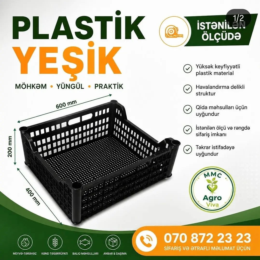 Meyvə yeşiyi — Kənd Təsərrüfatı Ləvazimatı, Göyçay