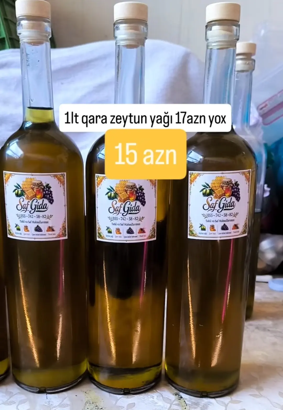 Zeytun yağı — Emal Olunmuş K/t Məhsulları, Bakı