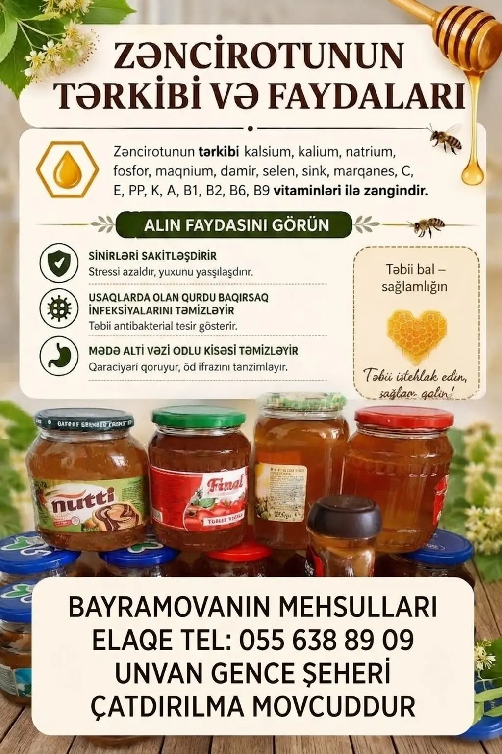 Bal — Emal Olunmuş K/t Məhsulları, Gəncə