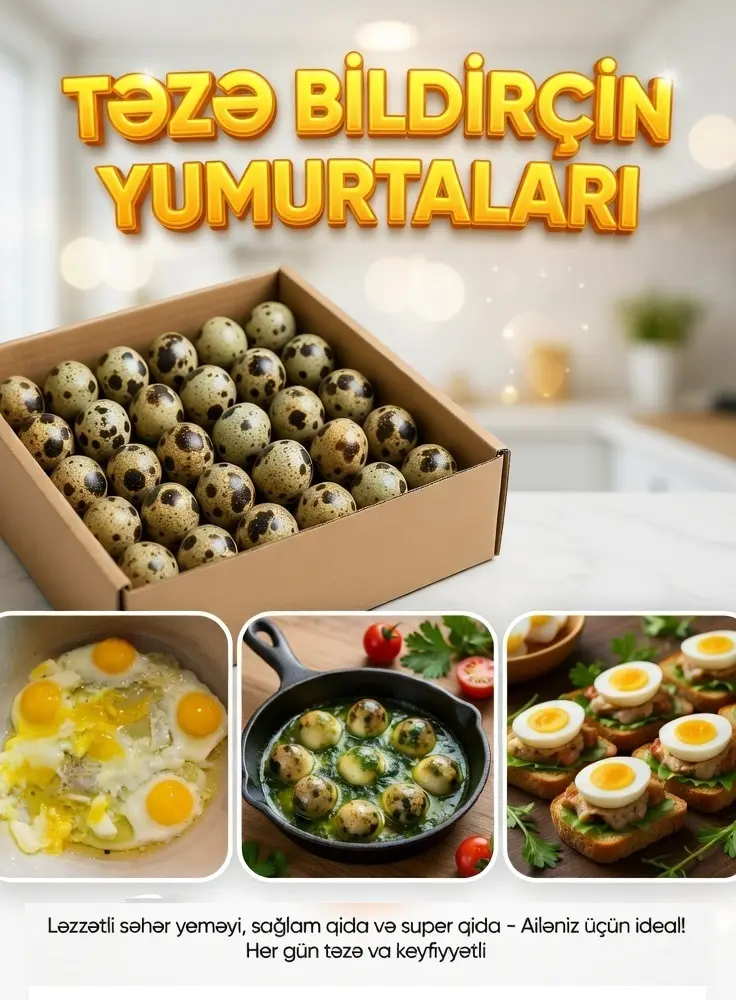 BiLDİRÇİN YUMURTASI — Heyvanlar, Quşlar, Balıqlar, Bakı