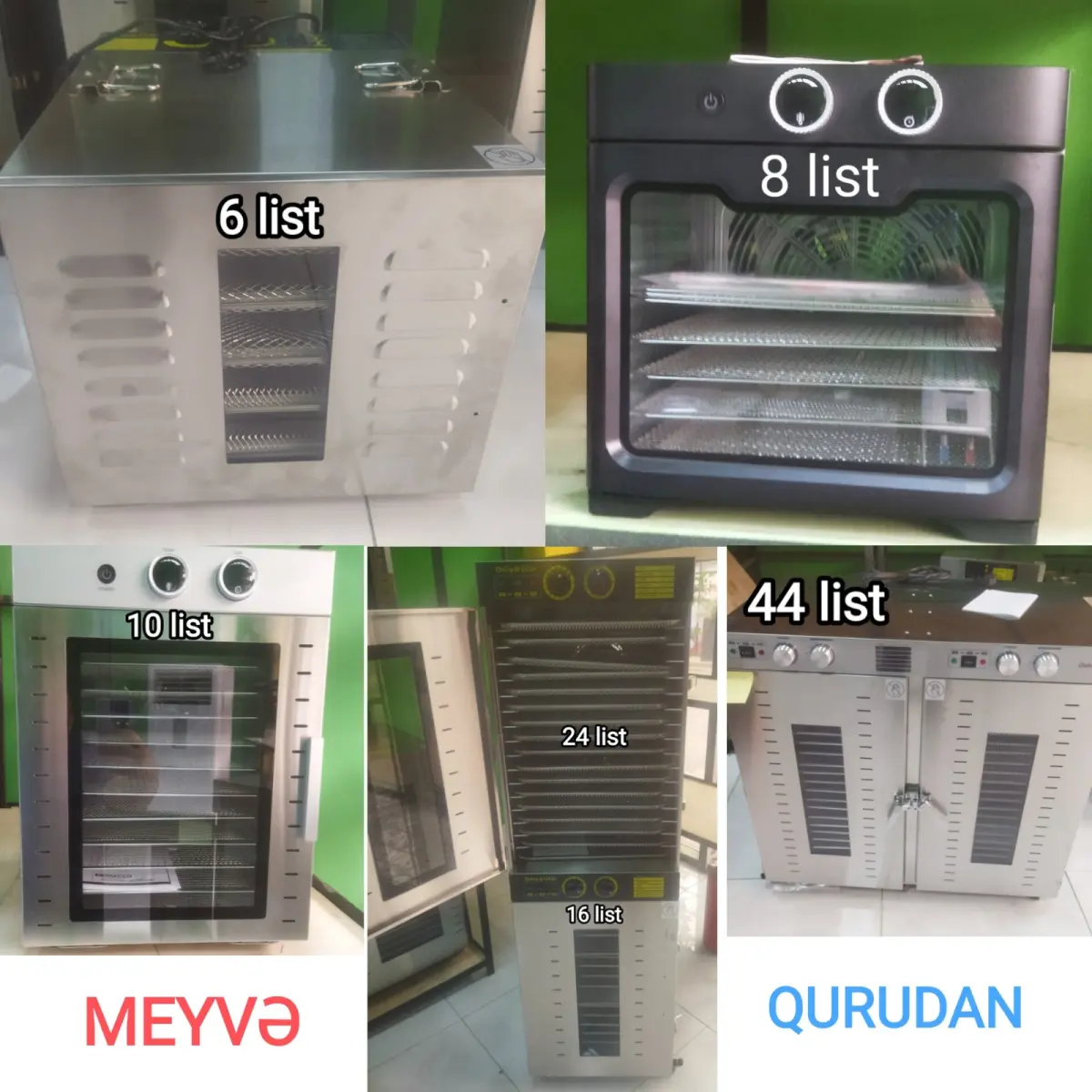 QURU MEYVƏ APARATI — Emal Olunmuş K/t Məhsulları, Bakı