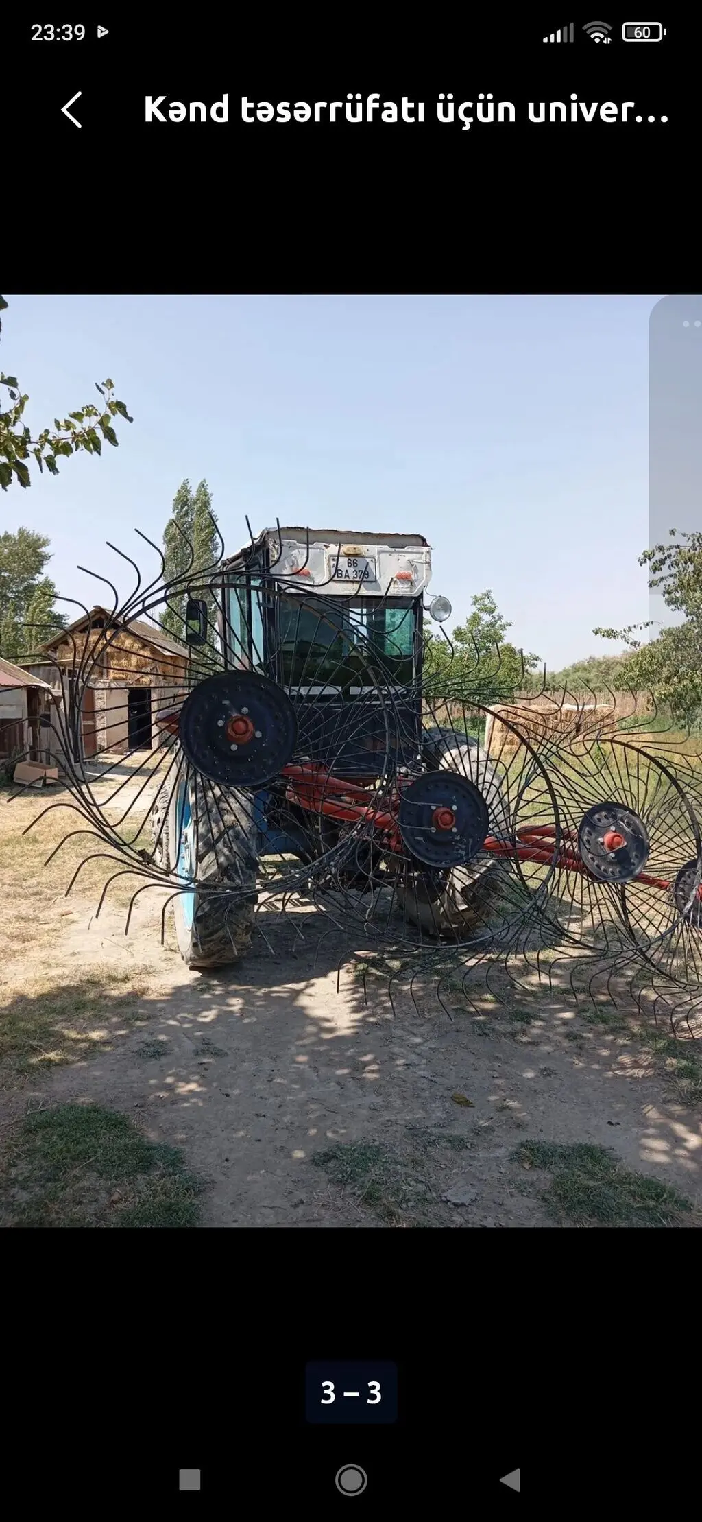 Traktor — K/T texnikası və ehtiyyat hissə, Bərdə