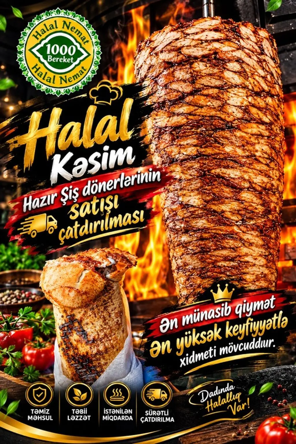Dönər əti — Heyvanlar, Quşlar, Balıqlar, Bakı