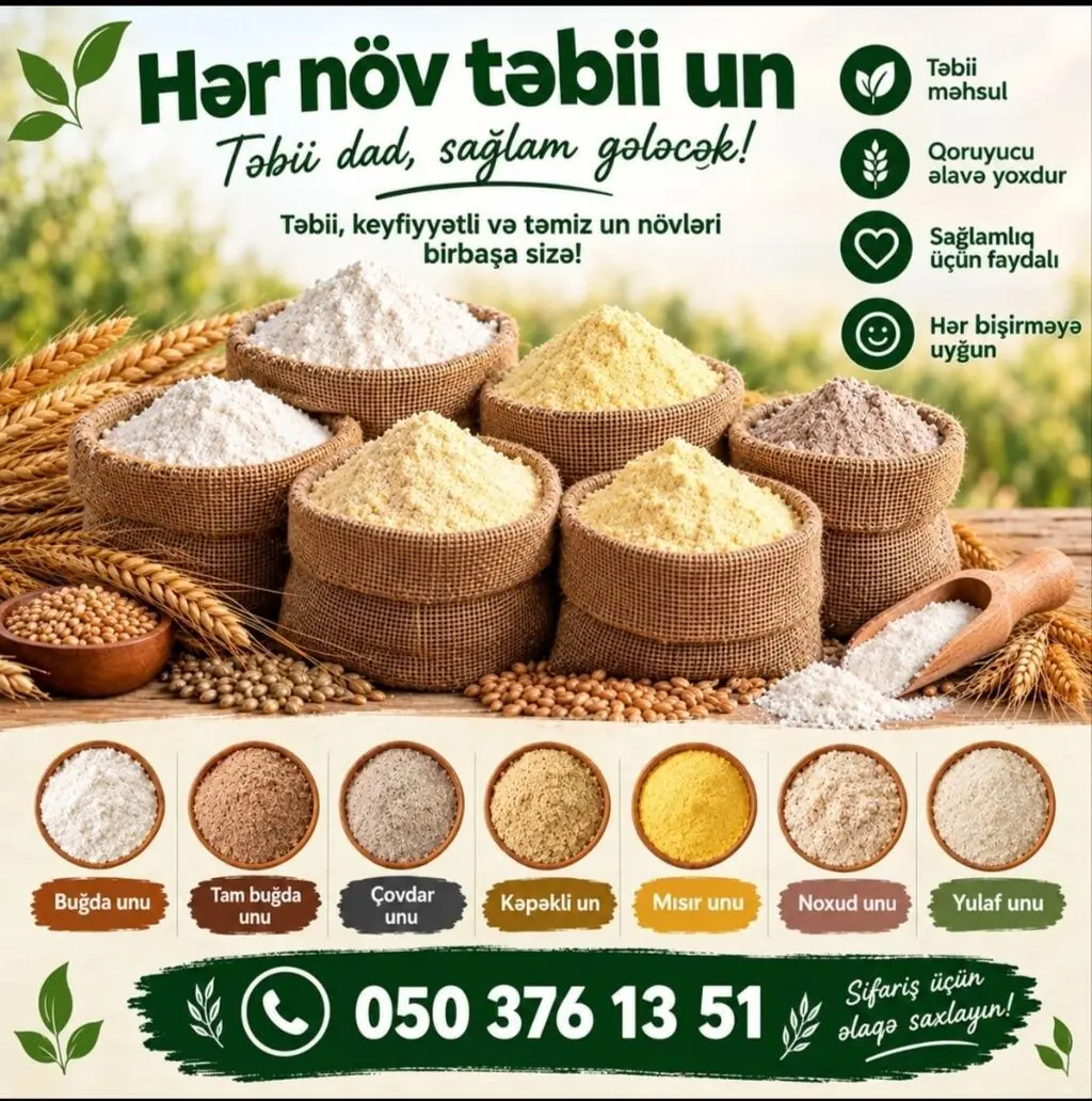 Un — Dənlilər, Otlar Yemlər,  Bitkilər, Bakı