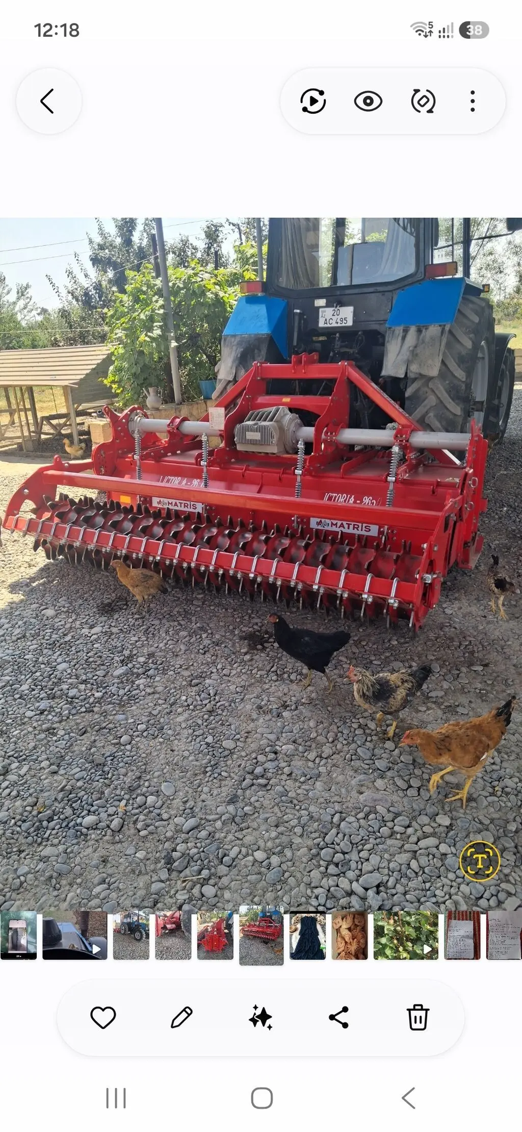 Torpaq frezi — K/T texnikası və ehtiyyat hissə, Sabirabad