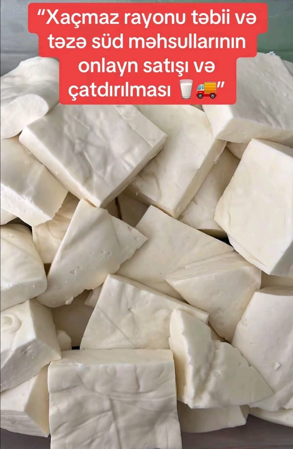Süd məhsulları — Emal Olunmuş K/t Məhsulları, Xaçmaz