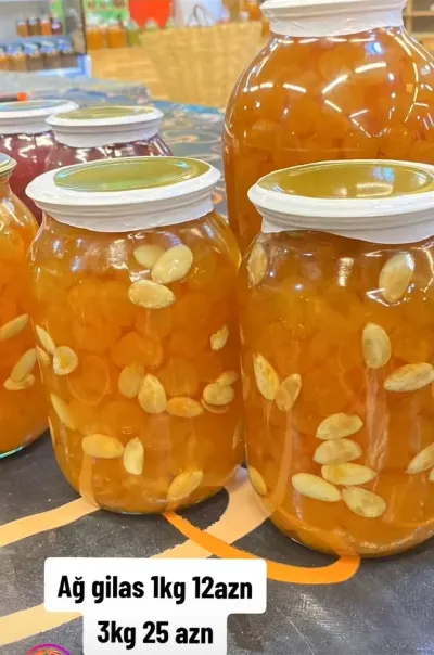 Ağ gilas mürəbbəsi — Emal Olunmuş K/t Məhsulları, Bakı