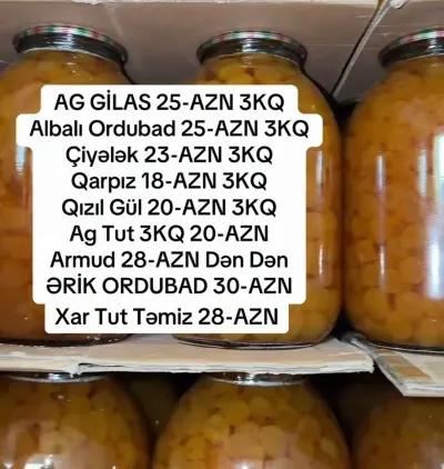 MÜRƏBBƏ — Emal Olunmuş K/t Məhsulları, Bakı