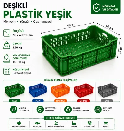 Plastik yeşik — Kənd Təsərrüfatı Ləvazimatı, Bakı — şəkil 4