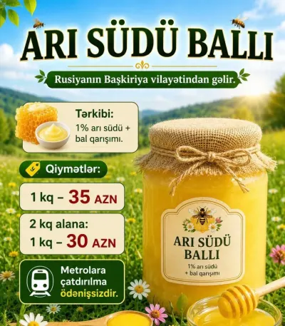 Arı südü — Emal Olunmuş K/t Məhsulları, Bakı