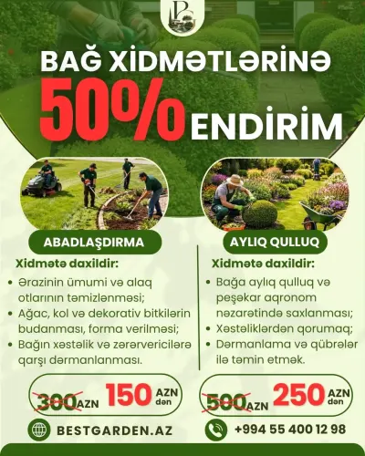 Bağban xidməti — Kənd/Təs Xidmətləri, Bakı