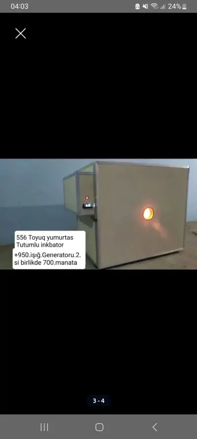 INKUBATOR — K/T texnikası və ehtiyyat hissə, Astara