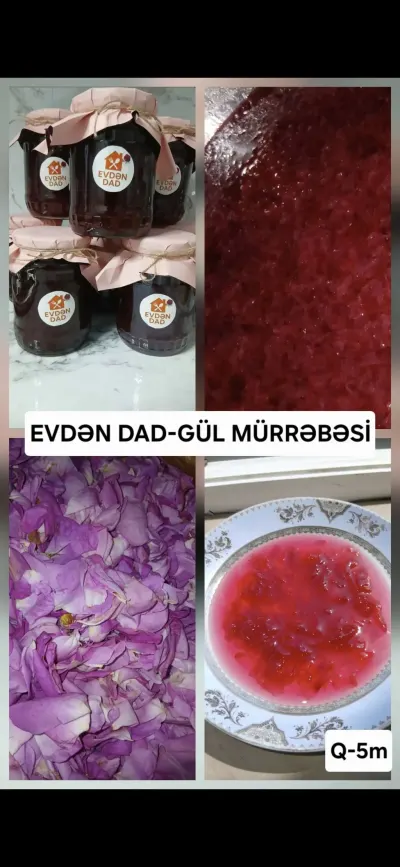 Gül mürəbbəsi — Emal Olunmuş K/t Məhsulları, Bakı