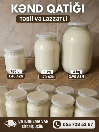 Qatıq — Emal Olunmuş K/t Məhsulları, Bakı
