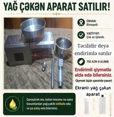 Yağ çəkən — K/T texnikası və ehtiyyat hissə, Bakı