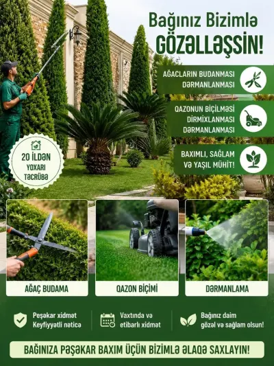 Bağban xidməti — Kənd/Təs Xidmətləri, Bakı