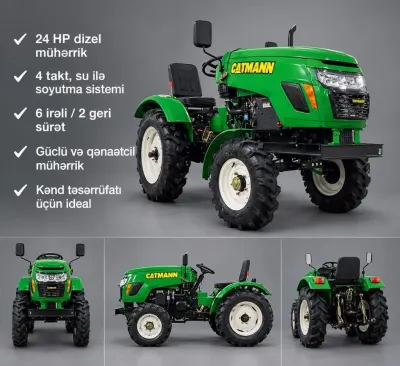 Mini traktor — K/T texnikası və ehtiyyat hissə, Xırdalan