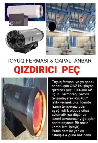KÖMÜR PEÇİ — Kənd Təsərrüfatı Ləvazimatı, Bakı
