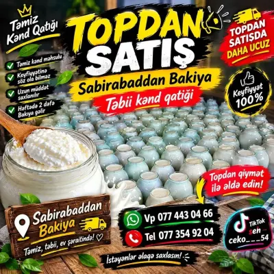 Qatıq — Emal Olunmuş K/t Məhsulları, Bakı